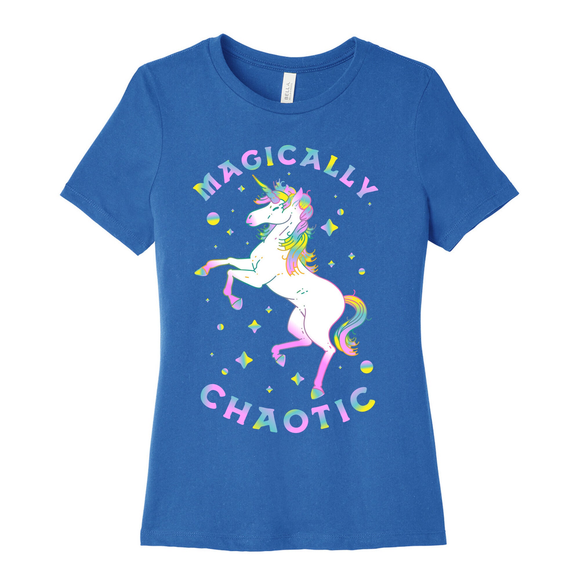 Magically Chaotic Unicorn Women's Cotton Tee